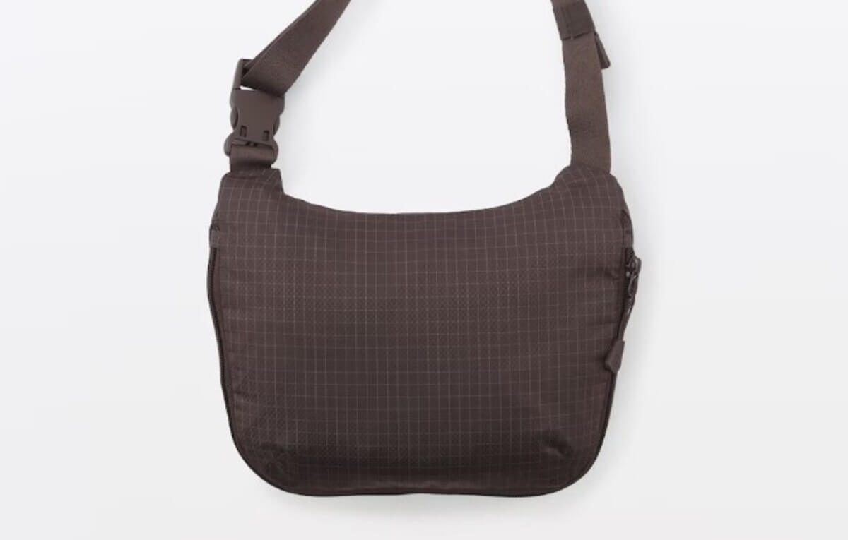 無印良品　撥水　リップストップ　ミニ　ショルダーバッグ