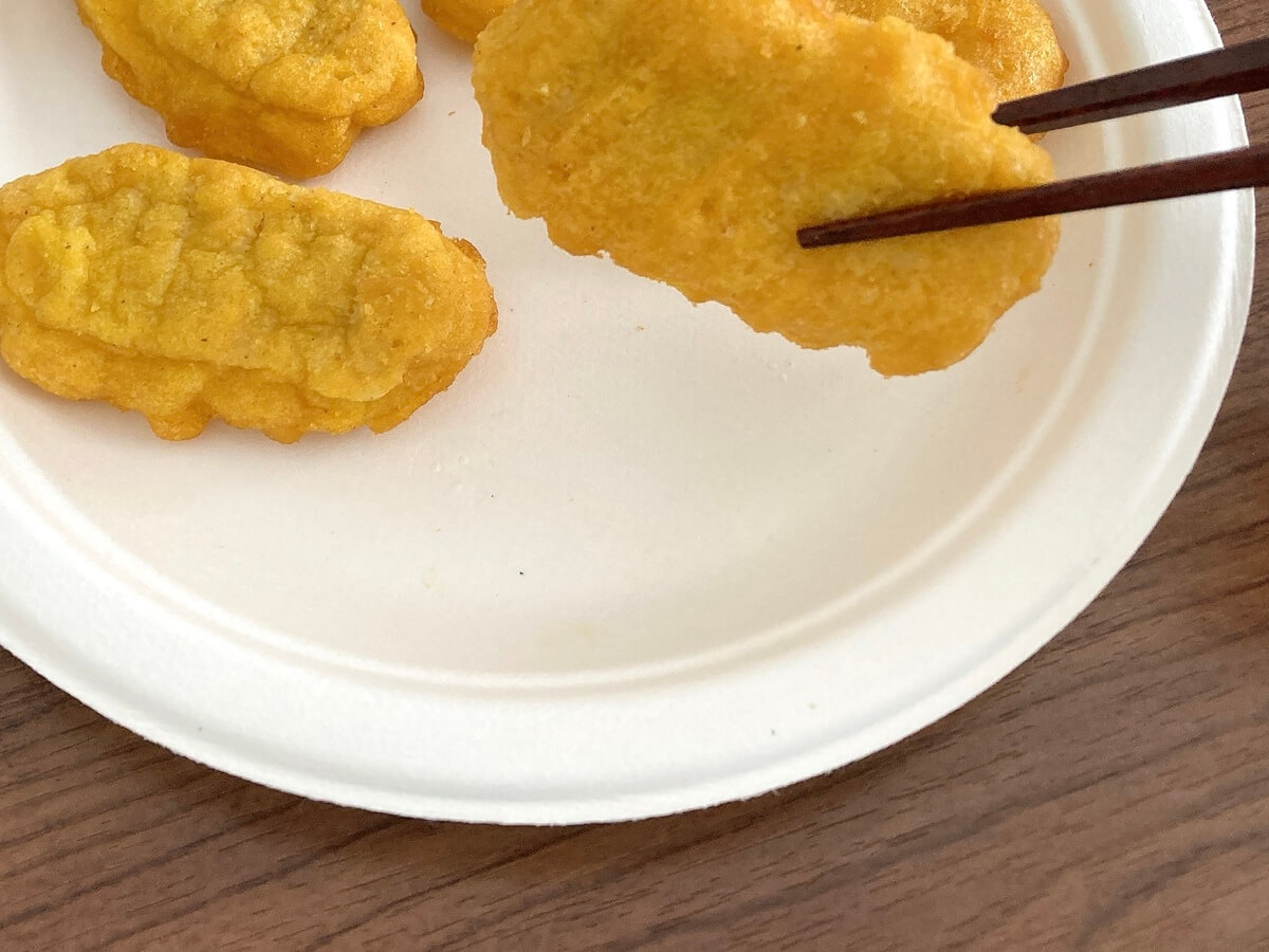 ダイソー「電子レンジに使えるバガスプレート」