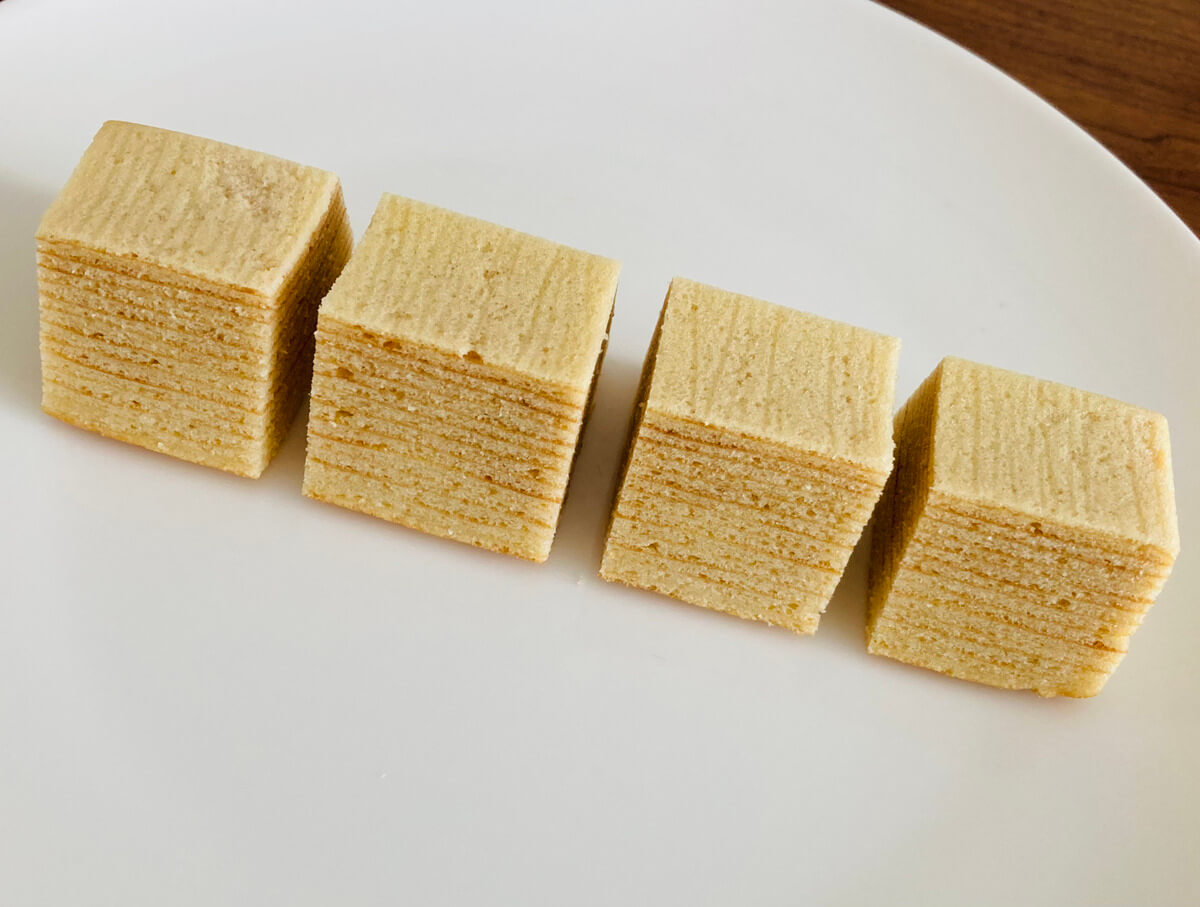 無印良品「たんぱく質がとれるバウム バナナ＆ヨーグルト」