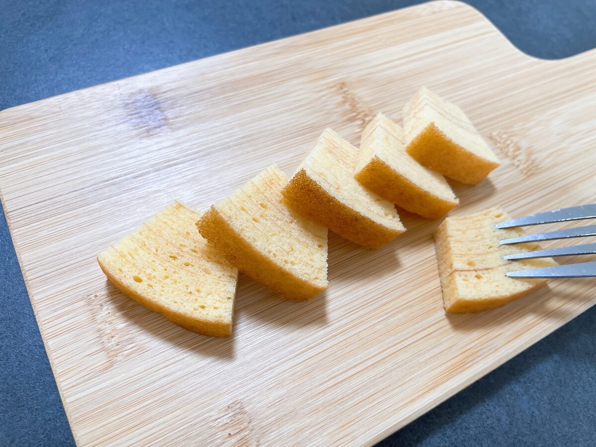 無印良品「たんぱく質がとれるバウム エッグ&チーズ」
