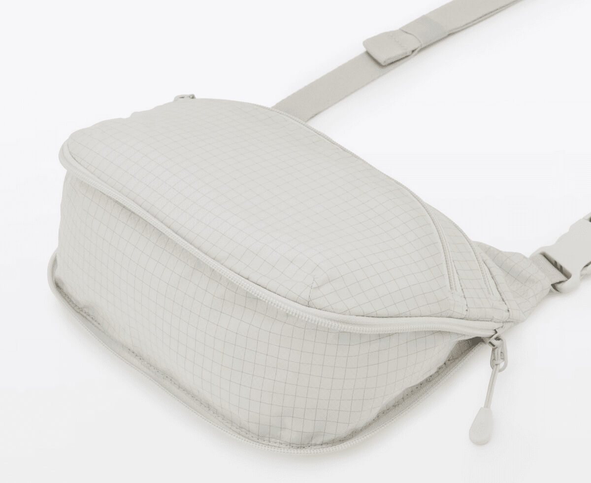 無印良品　撥水　リップストップ　ミニ　ショルダーバッグ