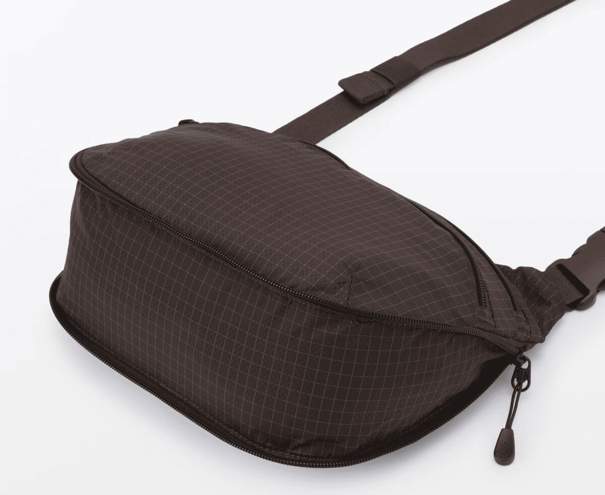 無印良品　撥水　リップストップ　ミニ　ショルダーバッグ
