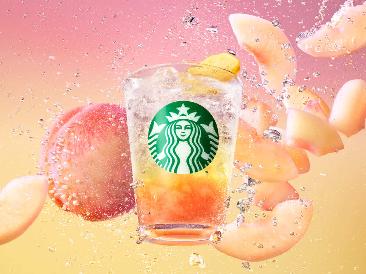 ピーチ & ピーチミルク フラペチーノ®