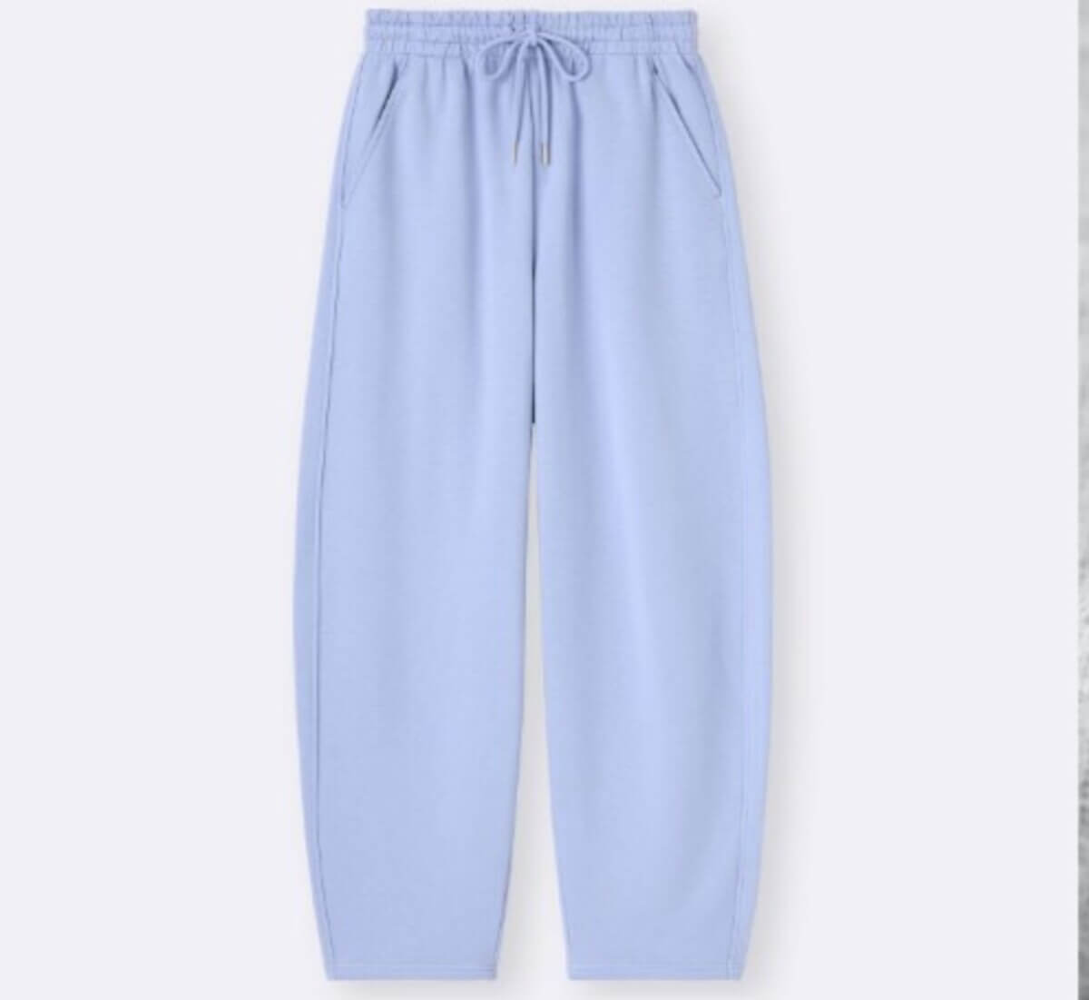 GU スウェットバレルアンクルパンツ