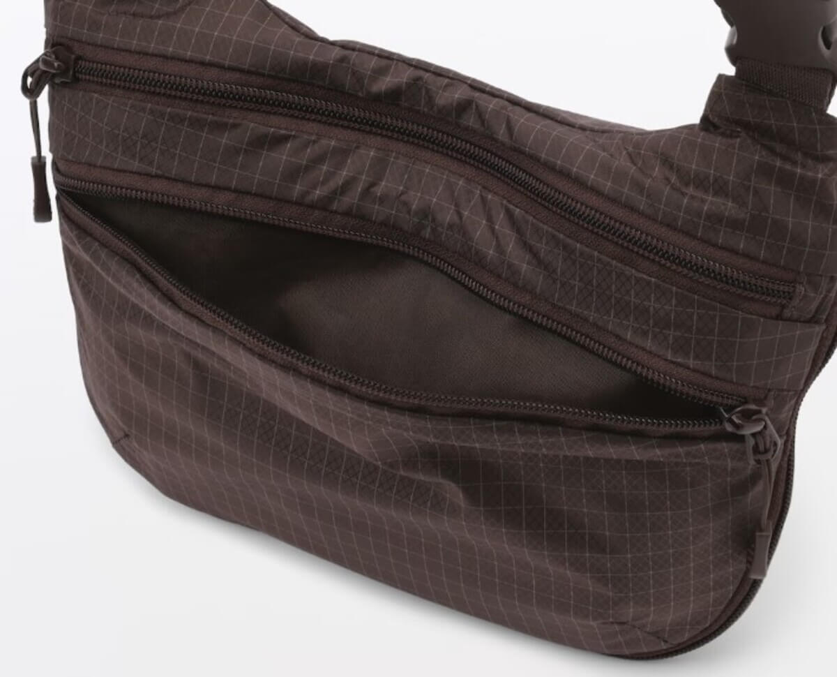 無印良品　撥水　リップストップ　ミニ　ショルダーバッグ
