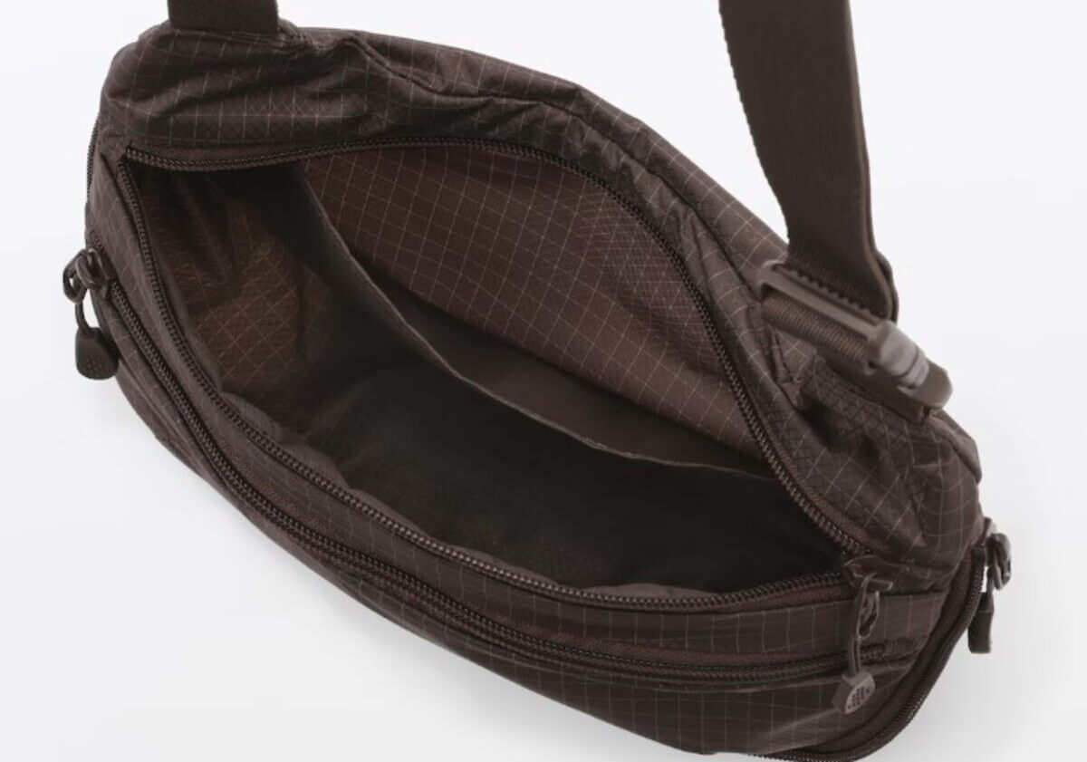 無印良品　撥水　リップストップ　ミニ　ショルダーバッグ