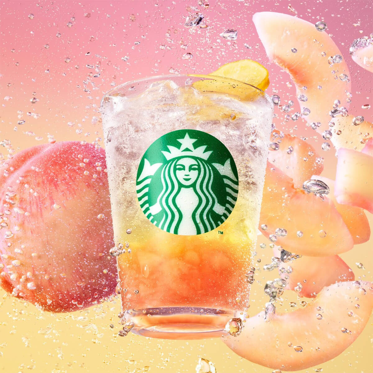 スターバックス「チラックス ソーダ ピーチ」