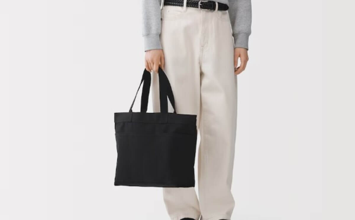 055817 Gourmet Biz-グルメビズ- 無印良品 帆布 横型 トートバッグ