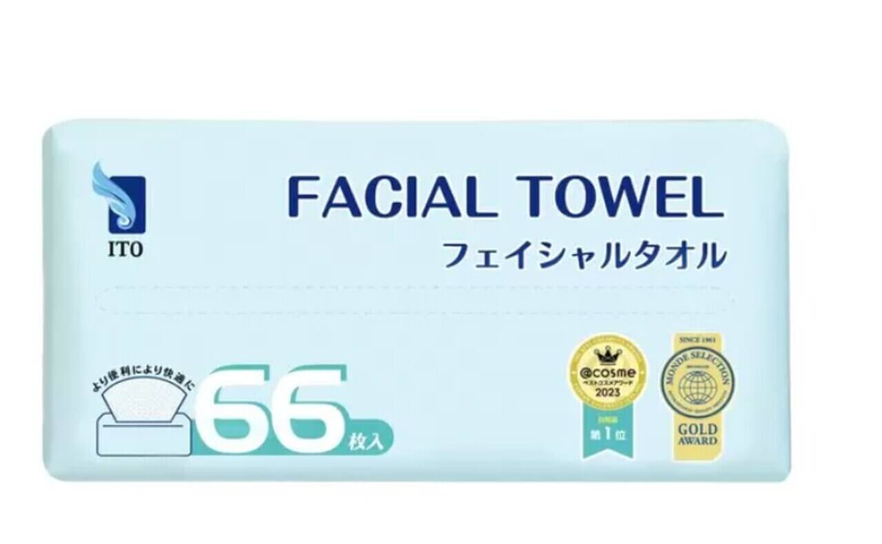 061240 Gourmet Biz-グルメビズ- コストコ ITO フェイシャルタオル 66枚入り 6パックセット