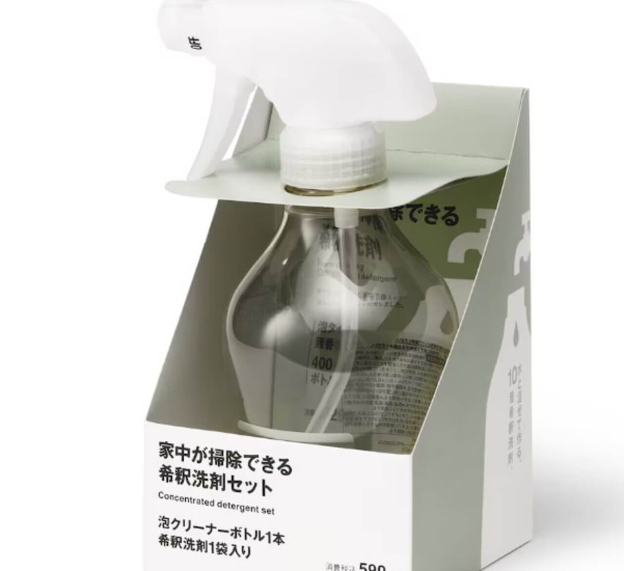 無印良品 家中が掃除できる　希釈洗剤セット