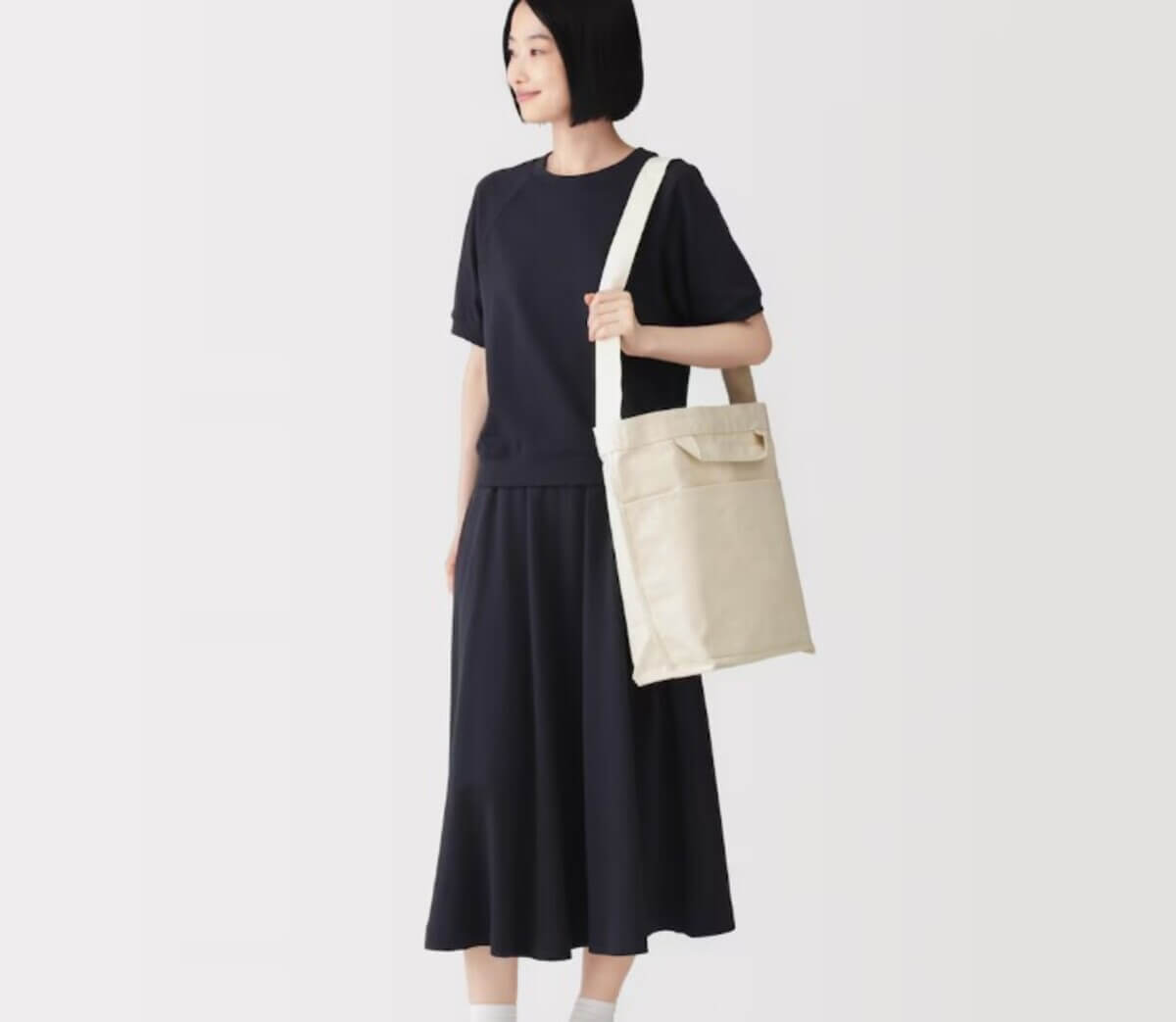 072228 Gourmet Biz-グルメビズ- 無印良品 帆布 ショルダー トートバッグ