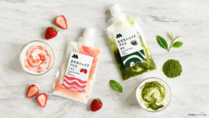 26070111 Gourmet Biz-グルメビズ- モスバーガー、「まぜるシェイクアイス <いちご>/まぜるシェイクアイス <抹茶>」をオンラインで発売