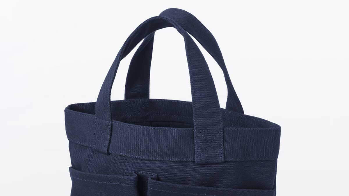 無印良品帆布　ミニトートバッグ新色