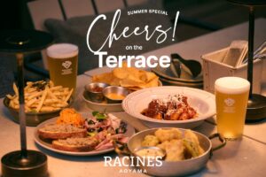 26071031 Gourmet Biz-グルメビズ- RACINES AOYAMAで夏季限定「ビアテラスプラン」がスタート!2時間フリーフロー付きプラン