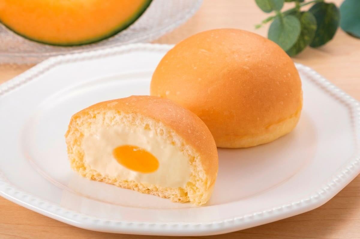 冷やして食べる とろけるくりーむパン 茨城県産赤肉メロン