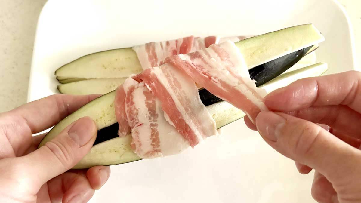 タサン志麻さん「なすと豚バラのレンジ蒸し」レシピ