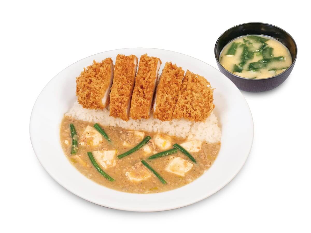 26073112 Gourmet Biz-グルメビズ- ロースかつ白麻婆ライス