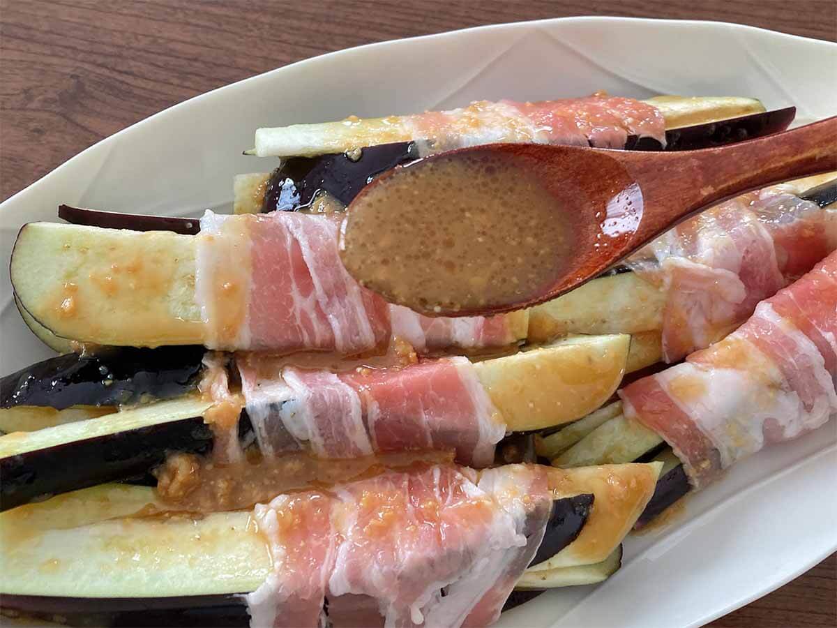タサン志麻さん「なすと豚バラのレンジ蒸し」