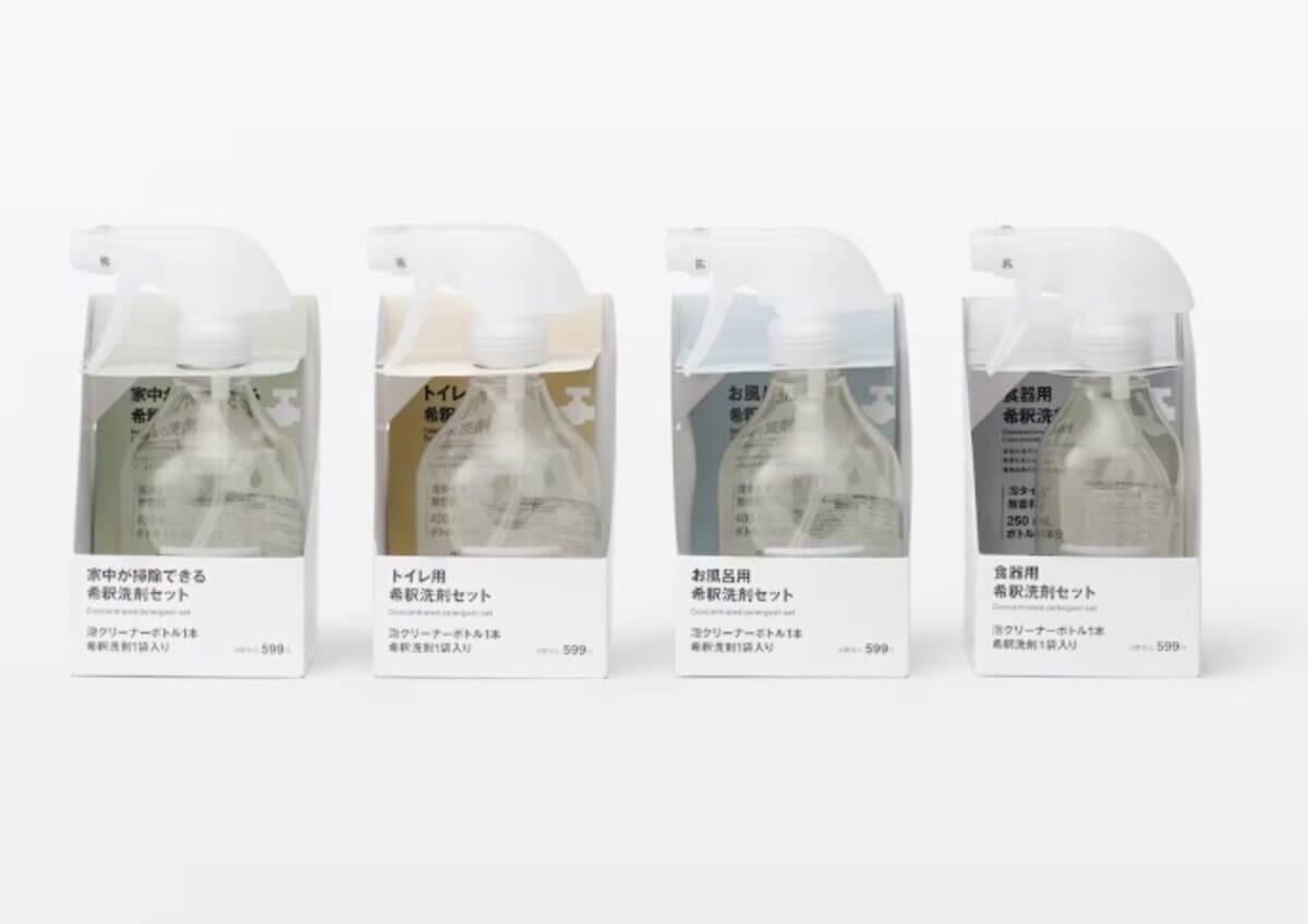 スクリーンショット 2026-07-08 054805 Gourmet Biz-グルメビズ- 無印良品 食器用 希釈洗剤セット