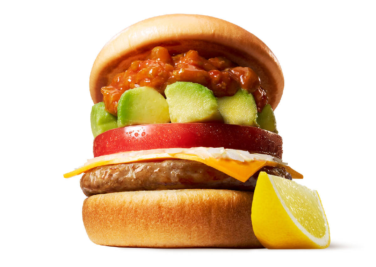 モスバーガー「アボカド タコスバーガー」