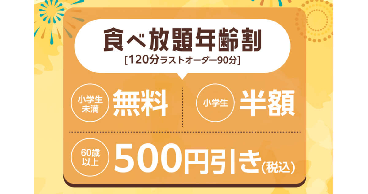 しゃぶしゃぶ温野菜の食べ放題が平日20％OFF