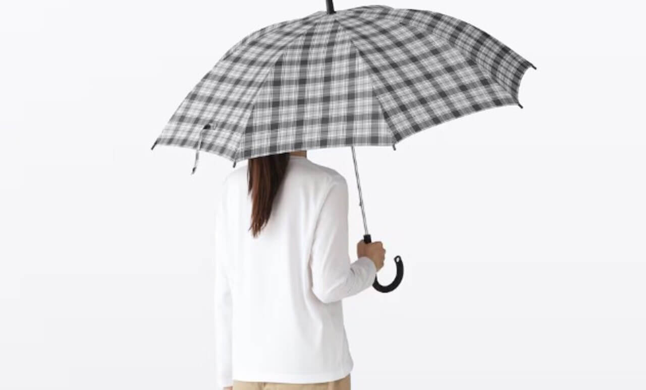 無印良品 晴雨兼用　しるしのつけられる　傘
