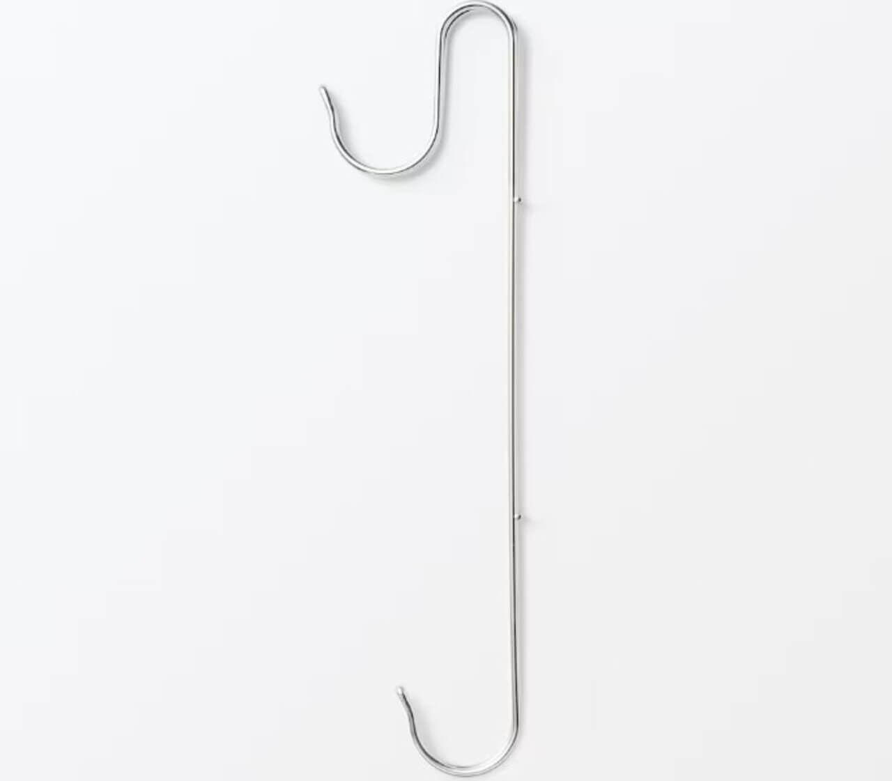 080030 Gourmet Biz-グルメビズ- 無印良品 ステンレス横ブレしにくいダブルフック ロングタイプ