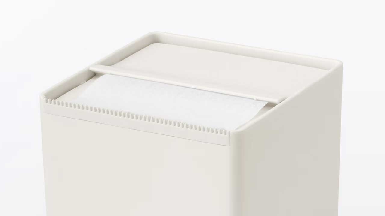26081712 Gourmet Biz-グルメビズ- 無印良品「卓上用 トイレットペーパーケース」