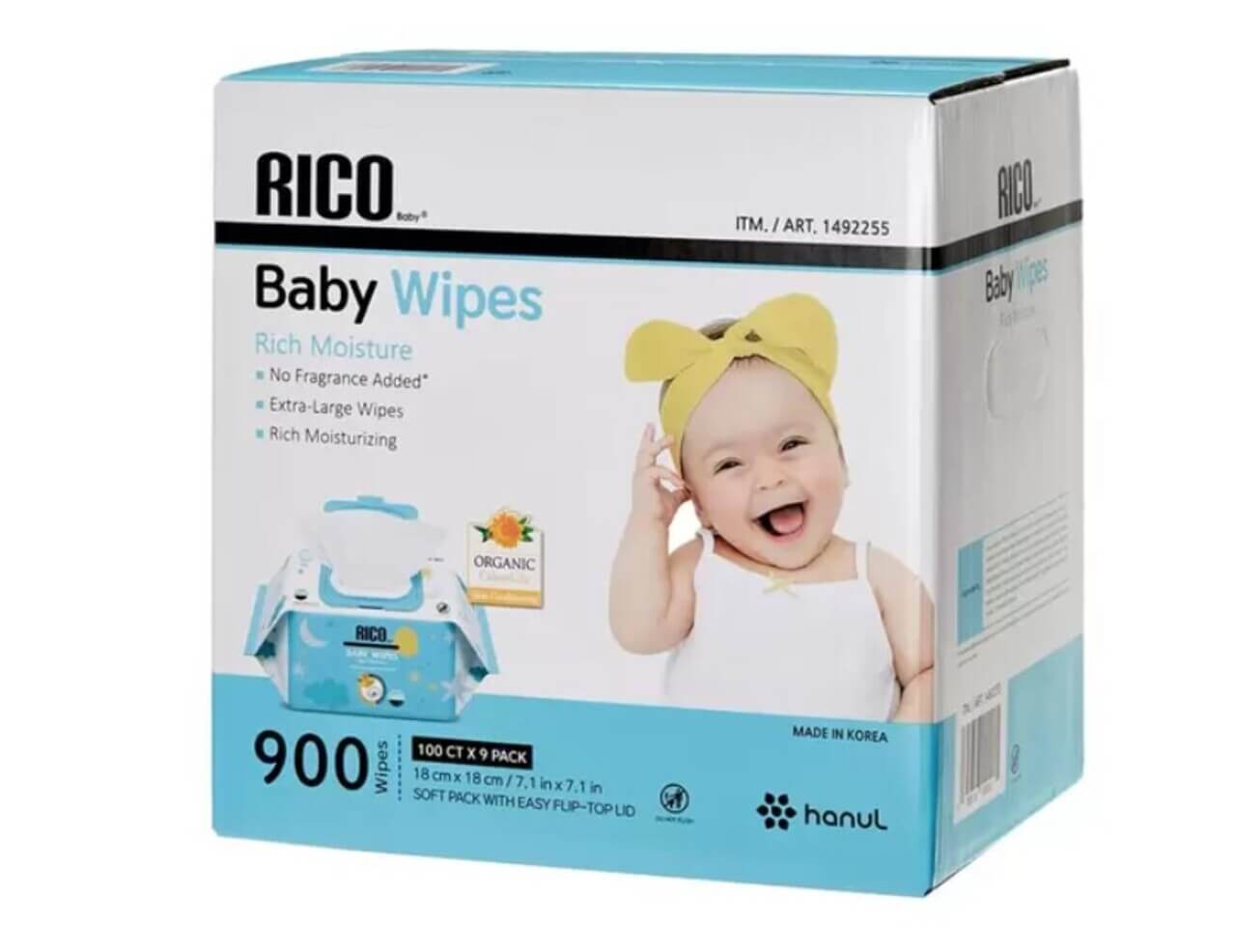 コストコ RICO 赤ちゃん用 おしりふき 900枚