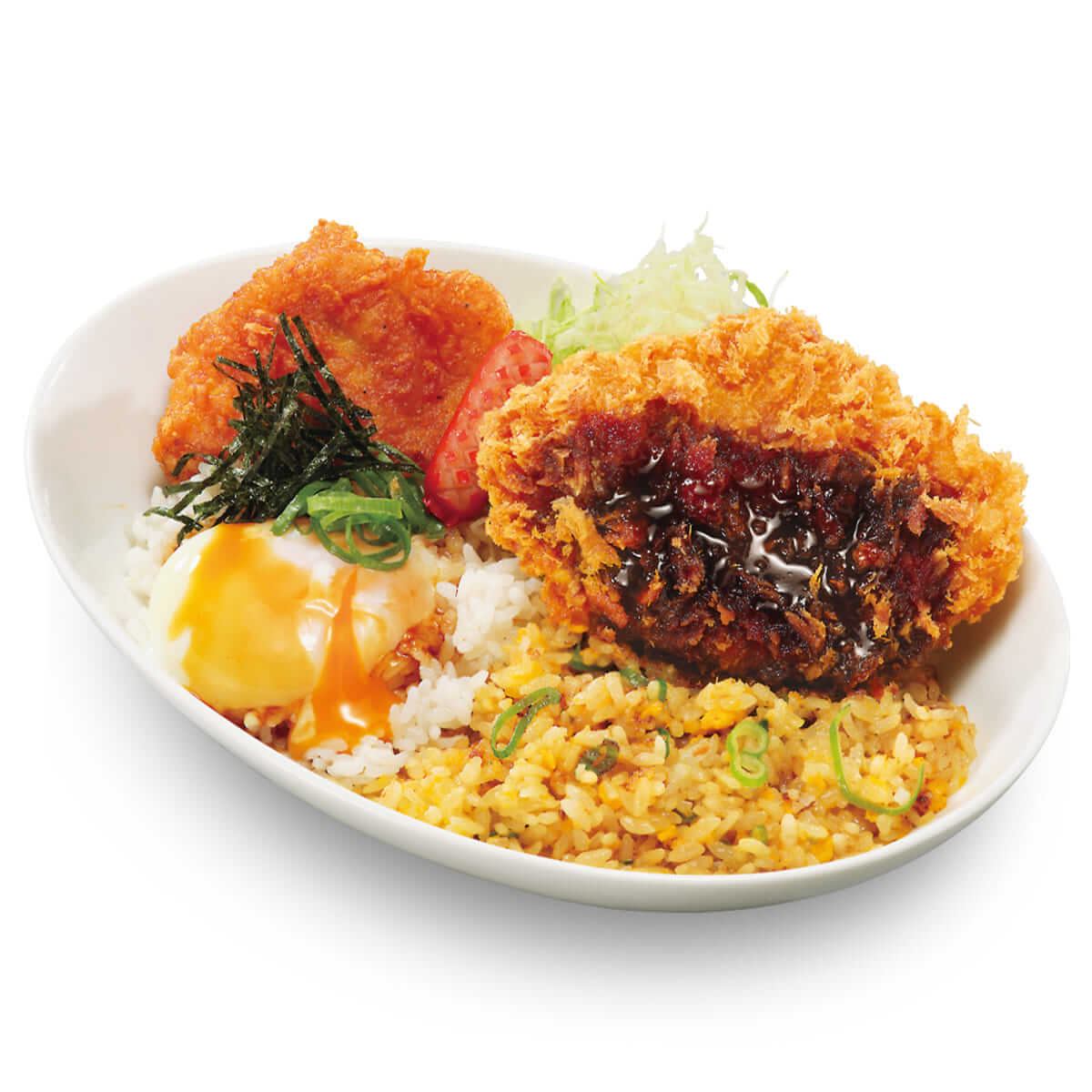 26090817 Gourmet Biz-グルメビズ- チャーハンとテリたま混ぜご飯の欲張り飯