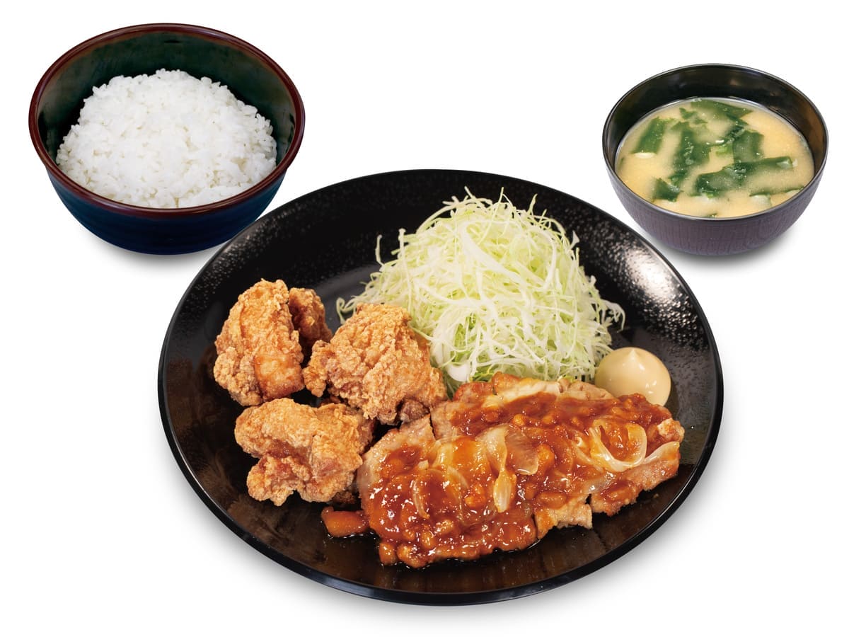 26092534 Gourmet Biz-グルメビズ- 背脂生姜タレのポークフライドステーキ定食