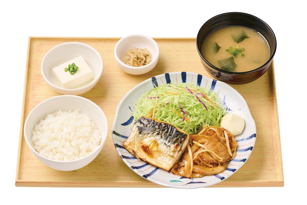 26092912 Gourmet Biz-グルメビズ- サバの塩焼としょうが焼の定食