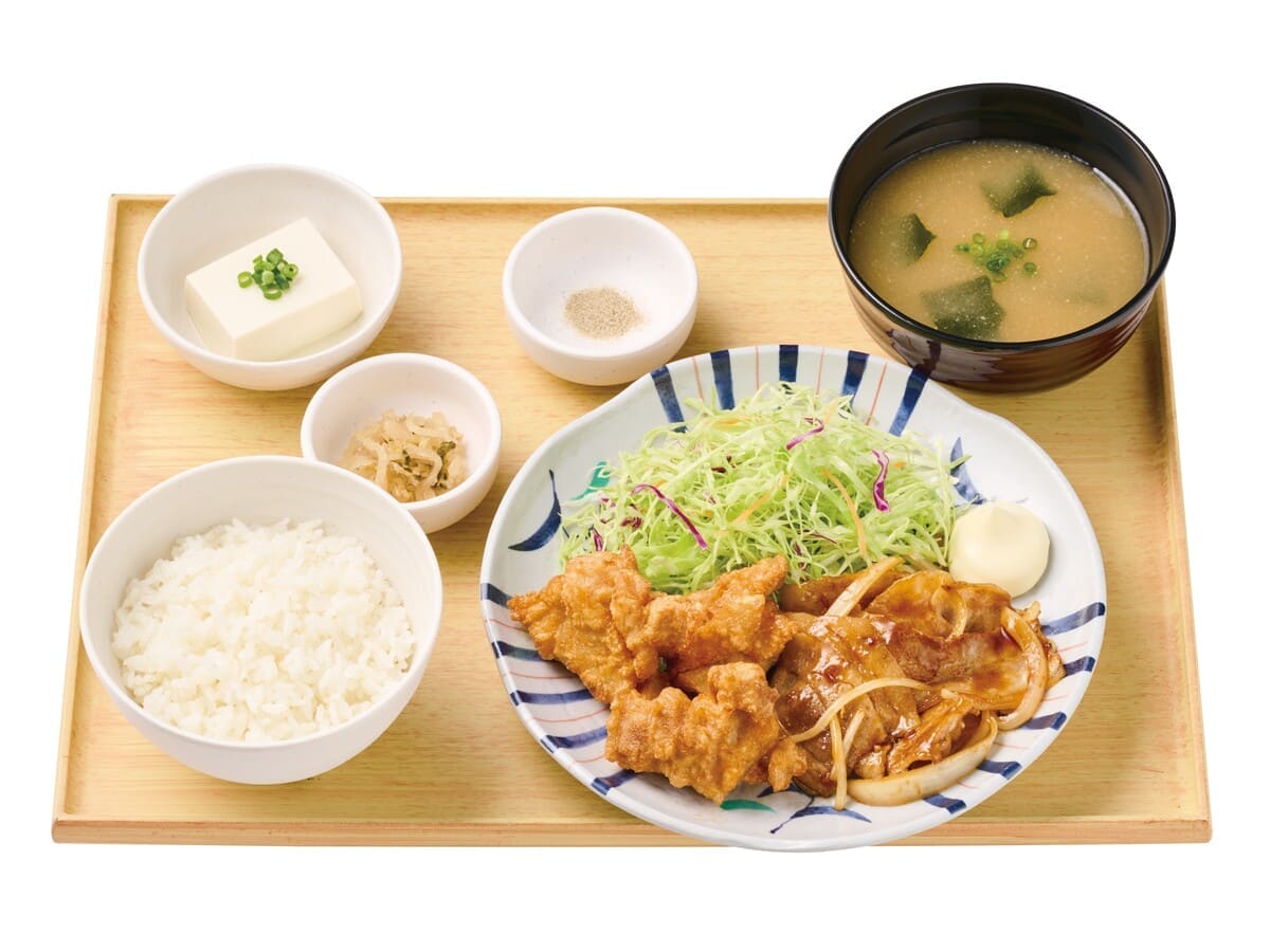 26092914 Gourmet Biz-グルメビズ- サバの塩焼としょうが焼の定食
