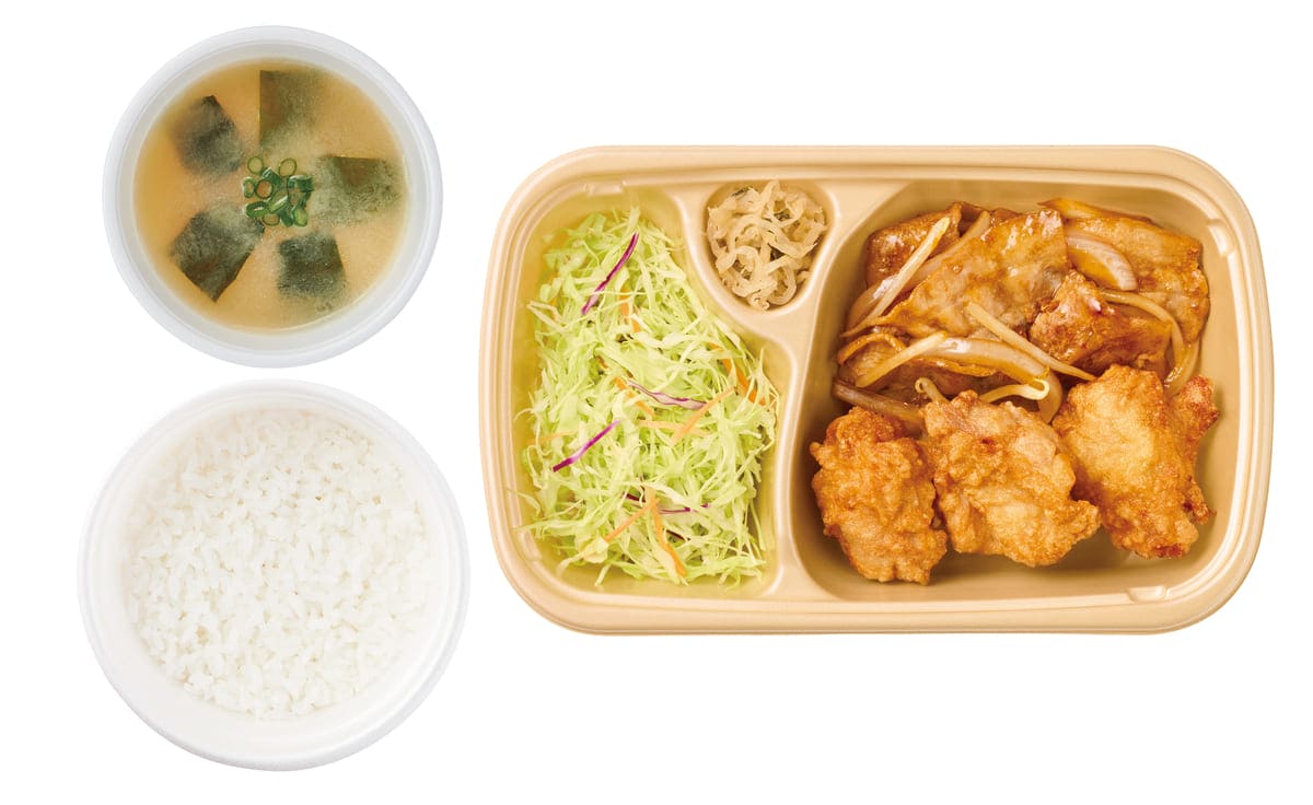 26092915 Gourmet Biz-グルメビズ- サバの塩焼としょうが焼の定食