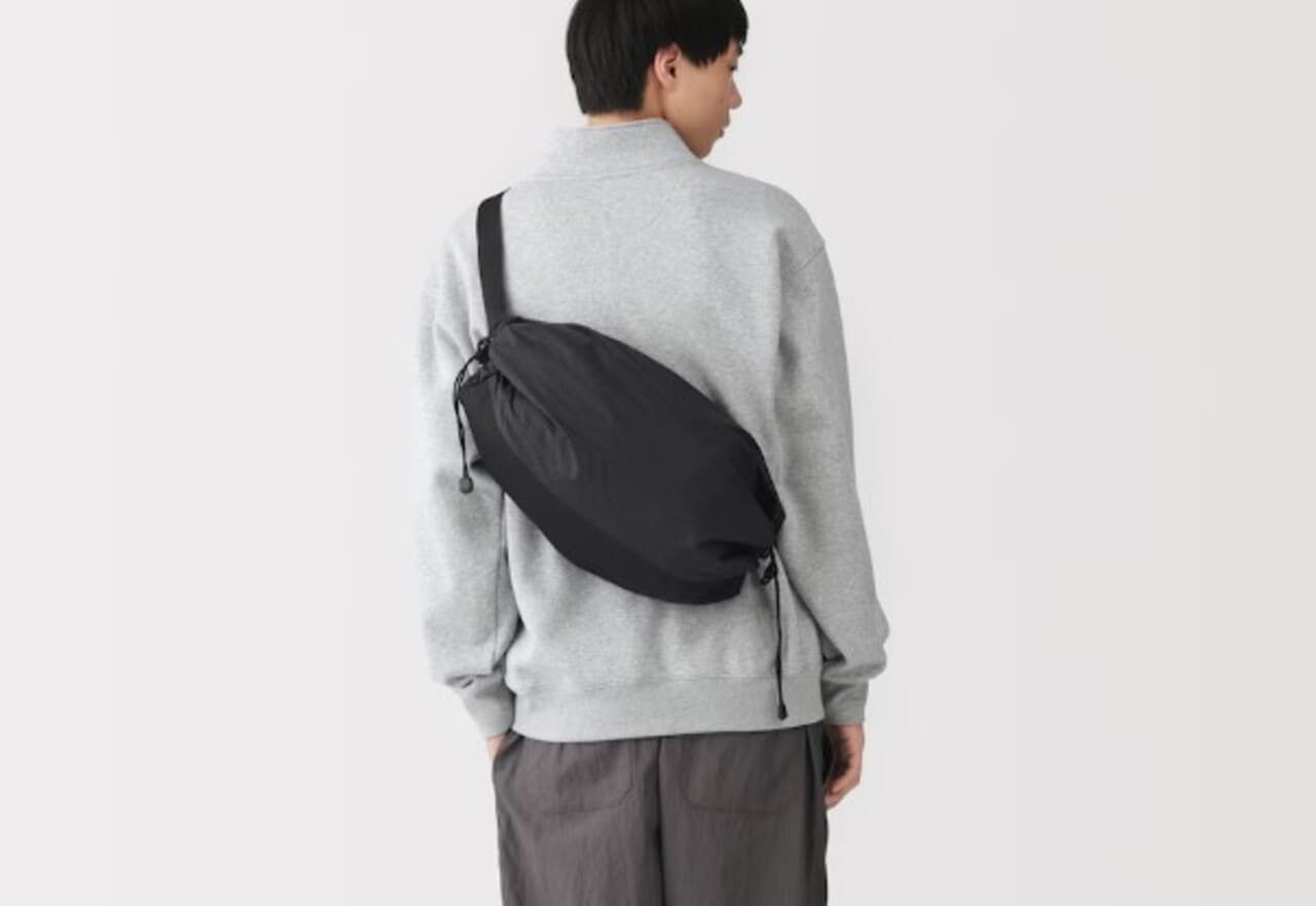 スクリーンショット 2026-09-28 072947 Gourmet Biz-グルメビズ- 無印良品 撥水 リップストップ ショルダーバッグ