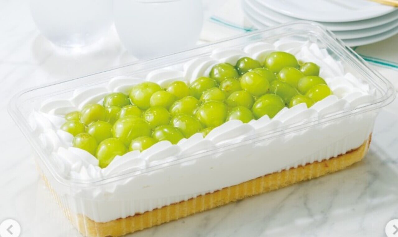 スクリーンショット 2026-09-03 080717 Gourmet Biz-グルメビズ- コストコ シャインマスカットのスクープケーキ