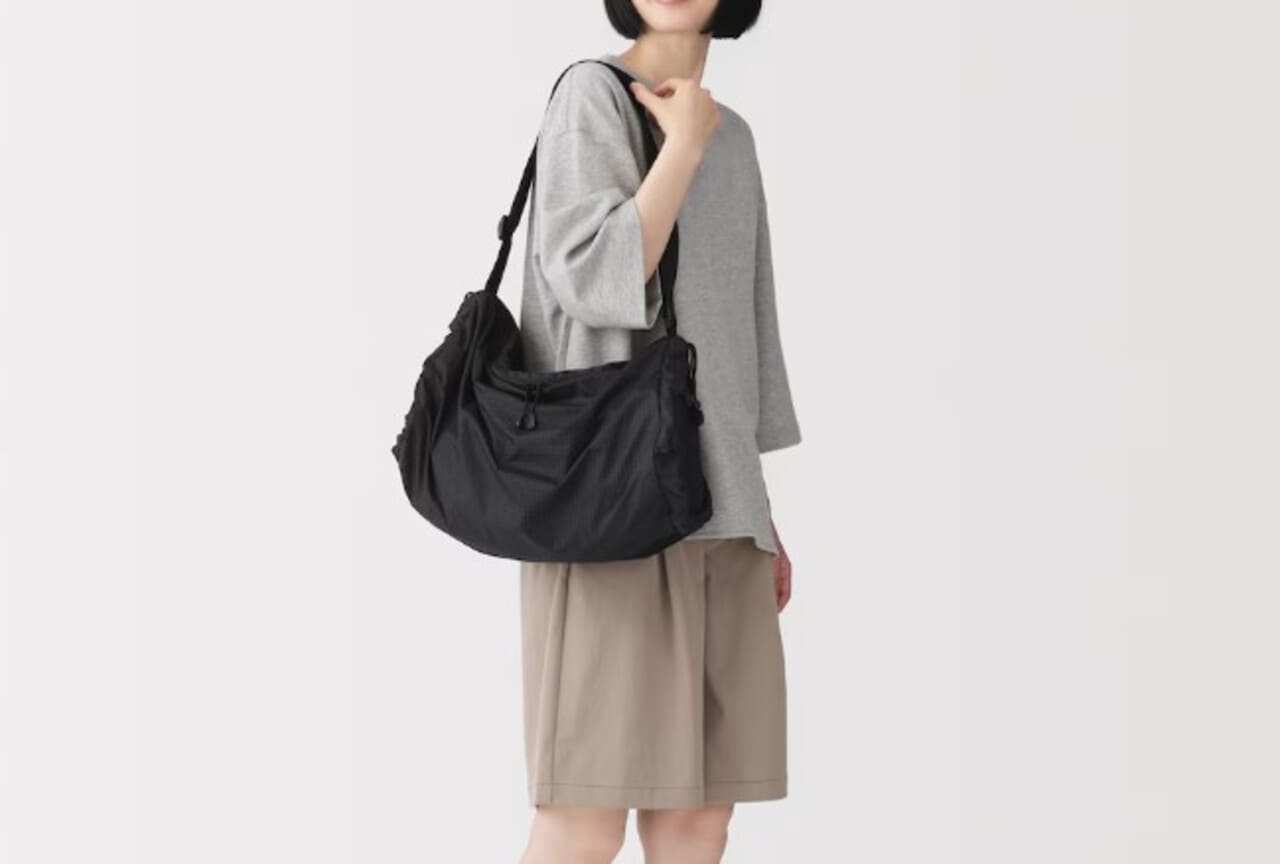 スクリーンショット 2026-09-28 072934 Gourmet Biz-グルメビズ- 無印良品 撥水 リップストップ ショルダーバッグ
