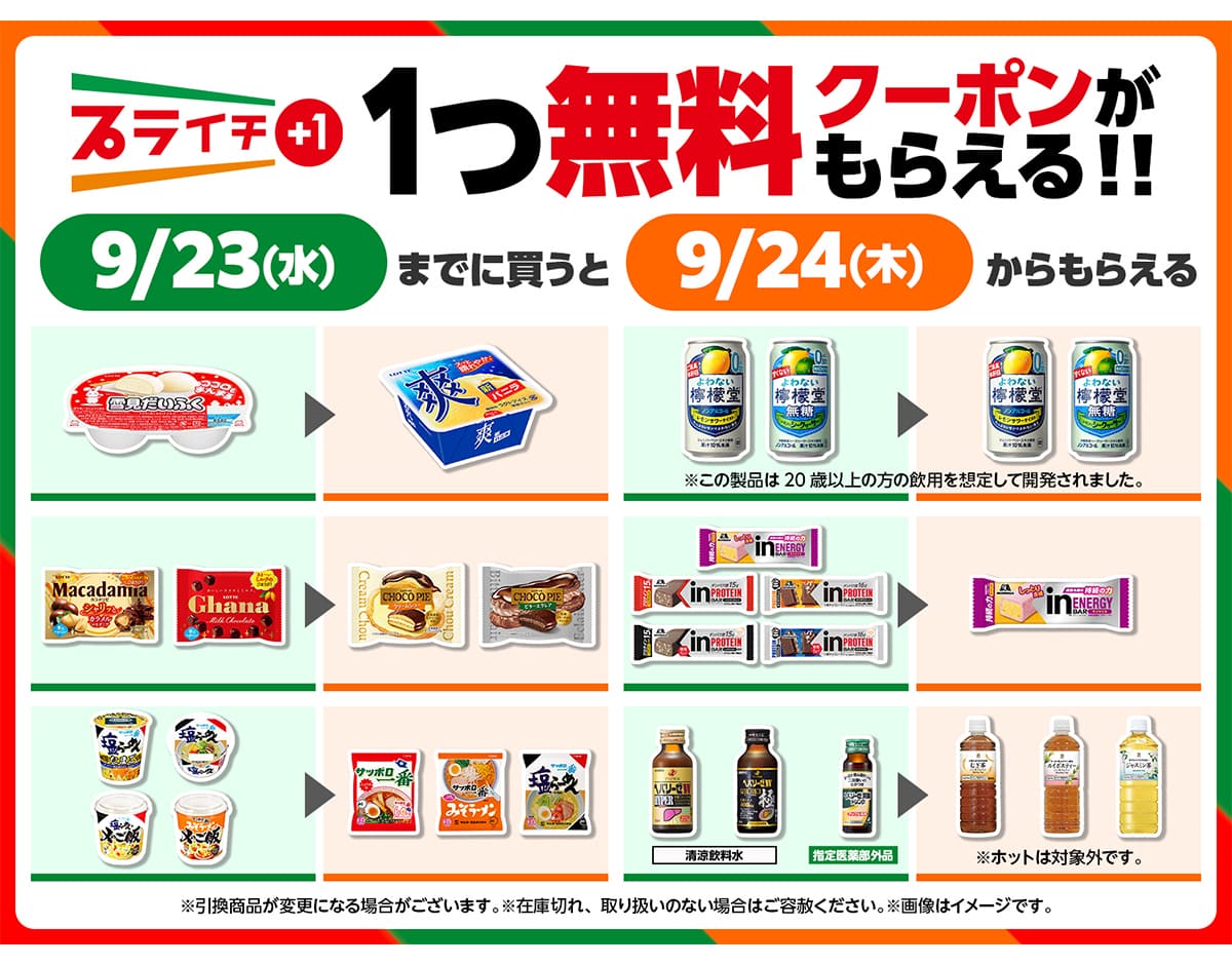 セブンイレブンのプライチ