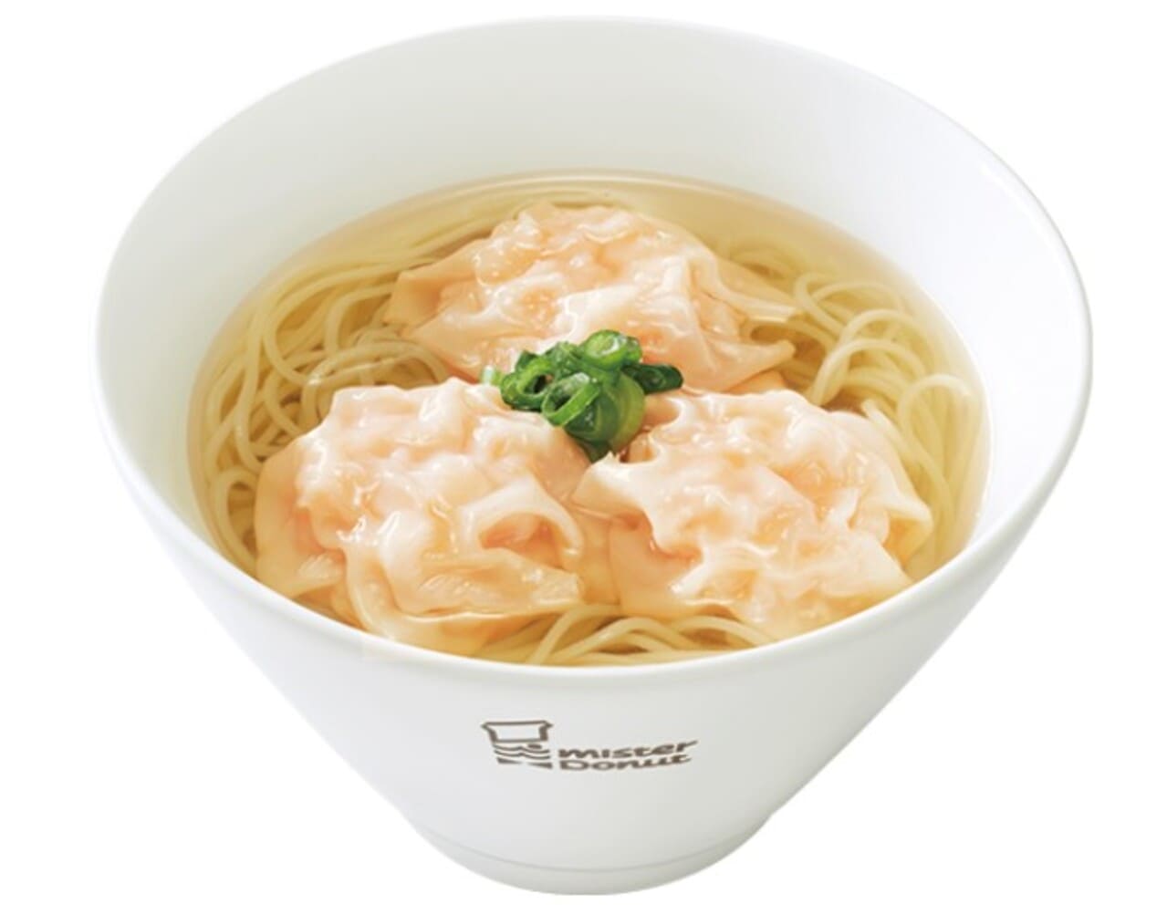 ミスタードーナツ「香港風 ぷりぷり!海老ワンタン麺」