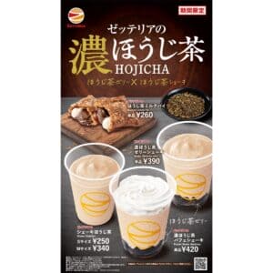 26100741 Gourmet Biz-グルメビズ- ゼッテリア、「濃ほうじ茶スウィーツフェア」初開催!香ばしさとほろ苦さを堪能できるスウィーツ