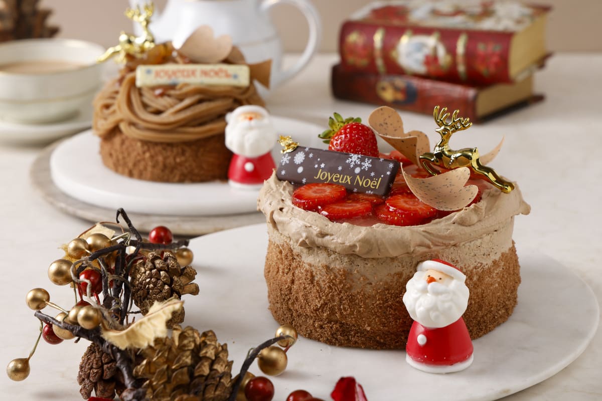 ミルクティー尽くしの新作クリスマスケーキ