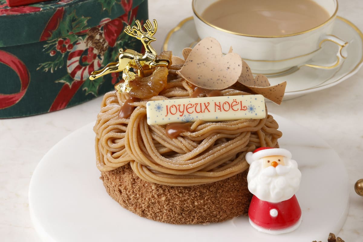 ミルクティー尽くしの新作クリスマスケーキ