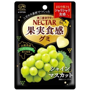 26102741 Gourmet Biz-グルメビズ- 不二家、「ネクター果実食感グミ(シャインマスカット)」発売!皮ごと食べてるようなシャリシャリ食感