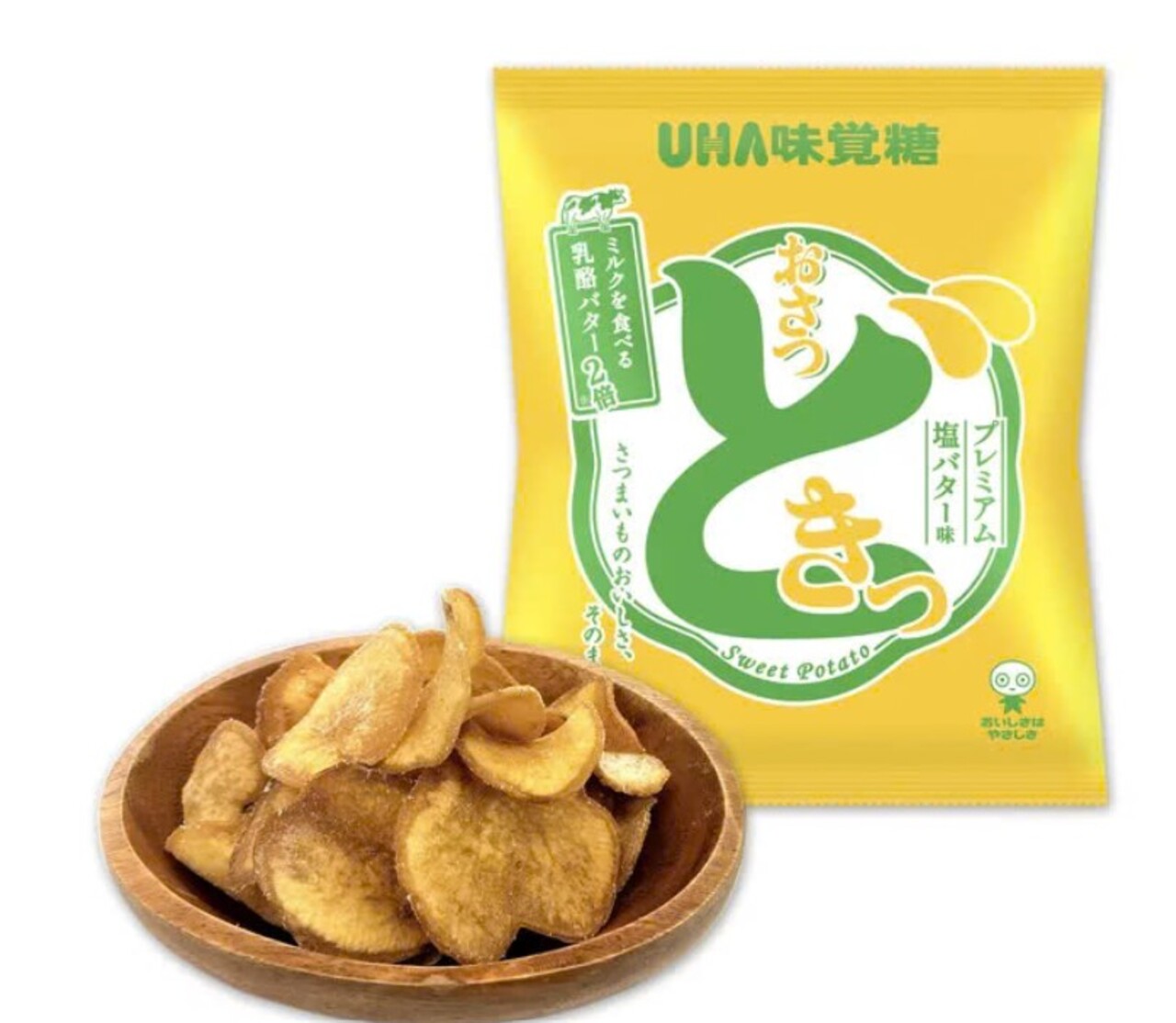 コストコ UHA おさつどきっ プレミアム塩バター味 65g×10袋入り