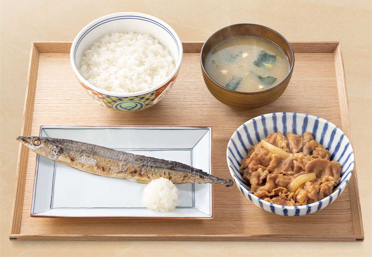 吉野家「牛さんま定食」